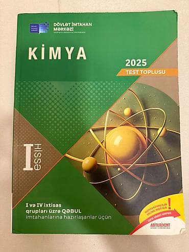 kimya 9: Məhsul: “Kimya 2025 – Test Toplusu”, hissə I və hissə II — 1