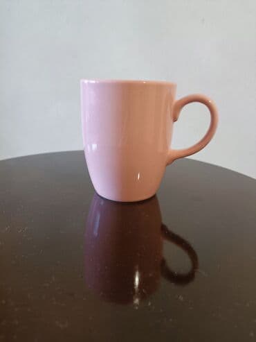 qab qaşıqlar: Fincanlar, rəng - Çəhrayı, Keramika, 1 əd, 300 ml — 4