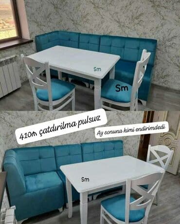 2ci əl divan kreslo: Yeni, Künc divan, Mətbəx üçün, Açılmayan — 1