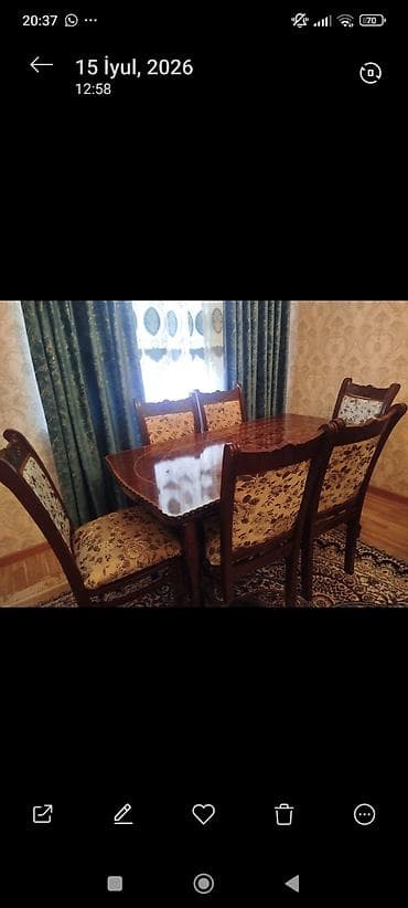 Klassik üslubda yemək dəsti - Komplekt: 1 ədəd düzbucaqlı yemək — 3