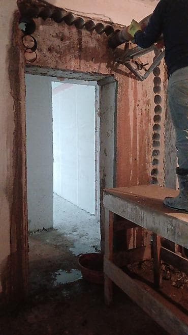 yük taksisi ucuz: Dəmir-beton və kərpic divarlarda qapı-pəncərə açılışlarının kəsilməsi — 4