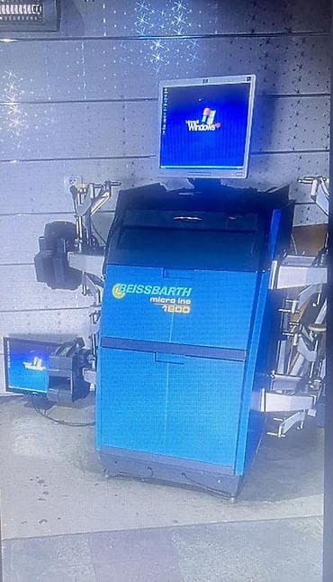 Mağaza avadanlığı: Razval aparatı,hal hazırda işlədirəm,Beissbarth Microline 1800 – 3D — 2