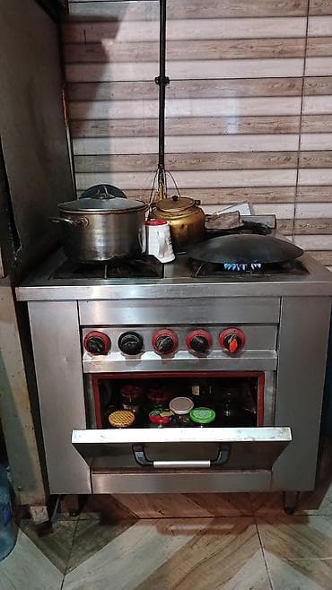 Qaz ilə işləyən soba, Yemək üçün