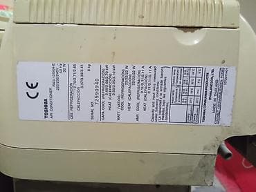 Стиральные машины: Toshiba split kondisioner dəsti 2 ədəd Model: RAS-10SKH-E (etiketdə — 7