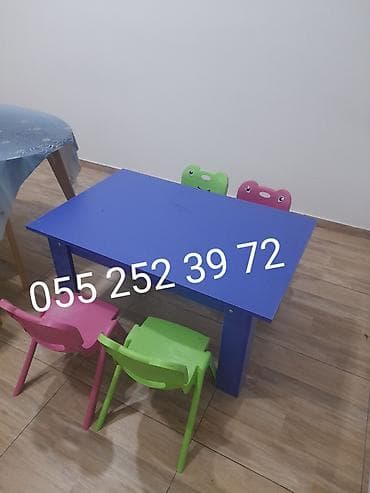 stol satisi: Oğlan üçün, Yeni, Siyirməsiz, Bağça masası, Stulsuz — 3