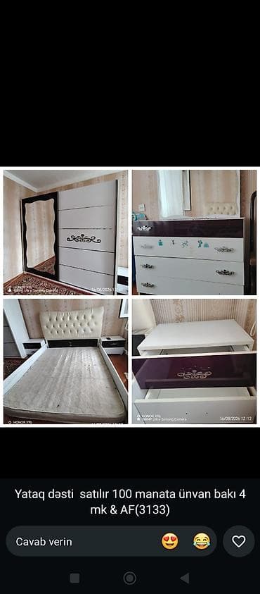 077 613 12 74 Yataq dəsti Komplekt: - İkiqat çarpayı – yumşaq lalafo.az -da 077 613 12 74 Yataq dəsti Komplekt: - İkiqat çarpayı – yumşaq