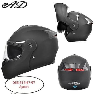 Modulyar motosiklet dəbilqəsi – ANDA Helmets - Tip: Flip-up (çənə