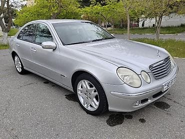 mersedes 190e: Mercedes-Benz E-Class (W211) sedan - Kuzov: 4 qapılı sedan, gümüşü — 2