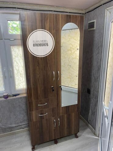 şifoner dolab: Yeni, Açılan, 2 qapılı Düz dolab, Dəhliz dolabı, Azərbaycan — 1