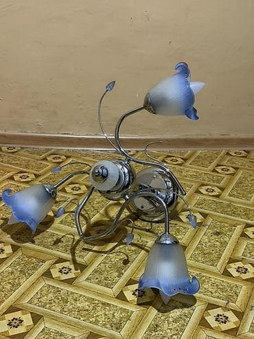 Şamdanlar: Çılçıraq, 3 lampa, Metal — 2