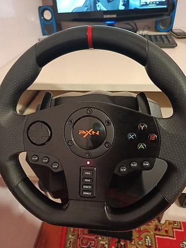 2 antenli modem: PXN oyun sükan dəsti və pedallar - Brend/model: PXN sükan - Döndürmə — 2