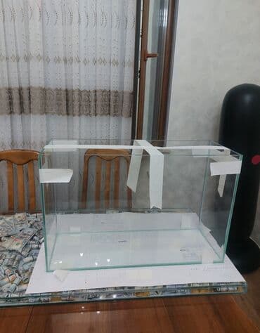 аквариум купить: Ölçü 70×46×25 radajlı 6 lıq şüşəylə yığılıb Sadə, modern görünüşlü bu — 3