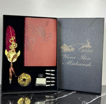 alp reklam: Hədiyyə dəstləri – yazı və not dəftəri temalı premium qutular 1) — 5