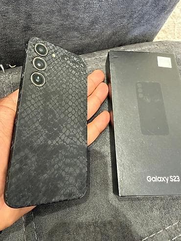s21 plus ekran: Samsung Galaxy S23, rəng - Qara, Barmaq izi — 3