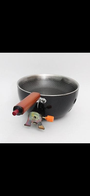 baliqci toru: Özübişirən kamp tavası. Gördüyünüz bu məhsul, tam hündürlüyü 9,6 sm — 1