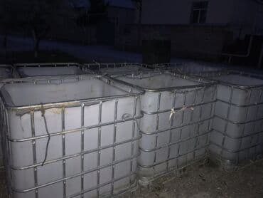 купить пластиковый бак для воды: Bak, Plastik, 1000 l l, İşlənmiş, Ünvandan götürmə — 3