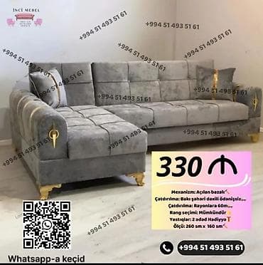 divan tecili: Künc divan, Yeni, Açılan, Bazalı, Parça, Rayonlara çatdırılma — 1