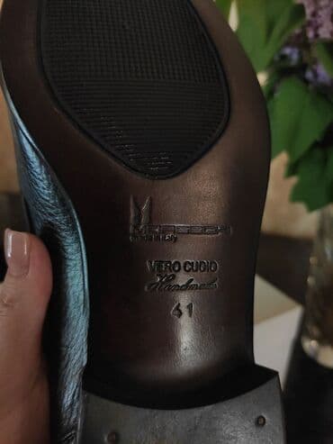 zamuş ayaqqabılar: Möhtəşəm Moreschi brand loafers. İtaliya, əl işi. Təmiz dəri. Təzə — 6