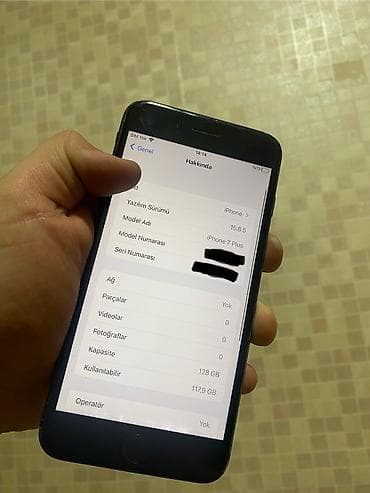 barter iphone 7: IPhone 7 Plus, 128 GB, Qara, Barmaq izi — 5