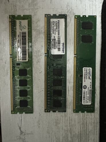 Operativ yaddaş (RAM) 4 GB, 1333 Mhz, DDR3, PC üçün