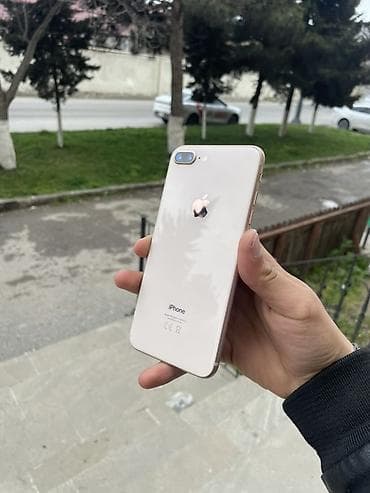 iphon 7 plus: IPhone 8 Plus, 64 GB, Qızılı, Simsiz şarj — 1