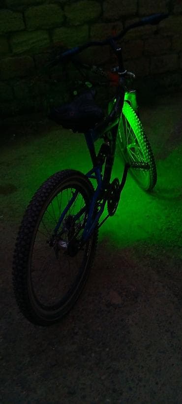 grand bicycle: Orta amarizatırlı dağ tipli velosiped - Rəng: mavi-qara kombinasiyası — 1