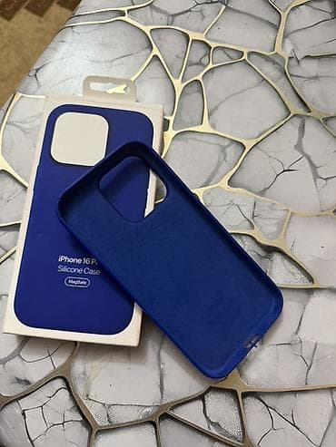 mikro cart: Məhsul: iPhone 16 Pro üçün silikon örtük (MagSafe dəstəyi) - Model — 1
