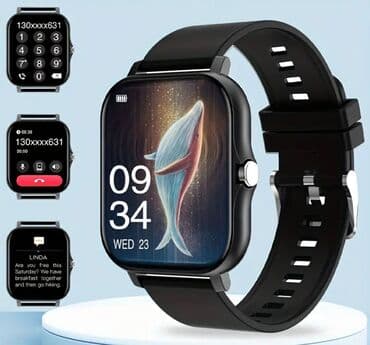 Smart saat, Sensor ekran, rəng - Qara