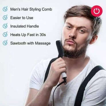 daraqlı fenlər: Saqqal üçün daraq saqqal darağı bəylər üçün Diqqət çatdırılma bir — 2