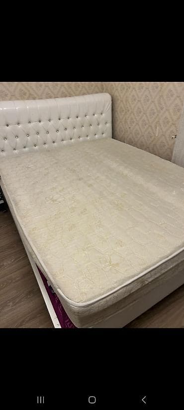 ortopedik matras: İkinəfərlik çarpayı, Bazasız, Matras ilə, Siyirməsiz — 2