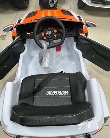 ucuz uşaq maşınları: Stokda İdman Avtomobili Volkswagen Polo K8 mavi və narıncı rənglərdə! — 3