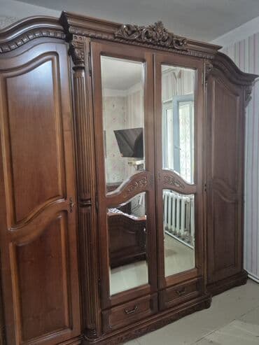 2 ci el şkaf: İkinəfərlik çarpayı, Dolab, Komod, 2 tumba, İşlənmiş — 2