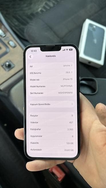 iphone 16 pro max almaq: IPhone 13, Midnight, Face ID — 5