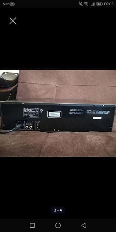 elde tv: Technics SL-PD7A kompakt disk çeŋcer (changer) - 5 diskli fırlanan — 3
