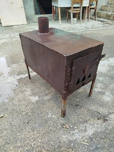 Şlanqlar: Dəmir Peçi, İşlənmiş, yanacaq - Odun — 1