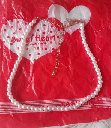 sırğa şəkilləri: İnci aksessuar dəsti - Tərkib: süni inci muncuqlardan hazırlanmış — 4