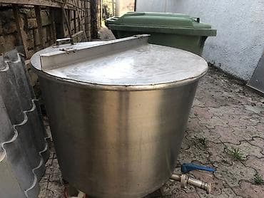 Paslanmayan poladdan sənaye tipli qarışdırma/saxlama çəni - Brend