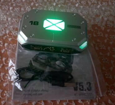 qcy t5 qiymeti: Yeni Simsiz (Bluetooth) Qulaqcıqlar, rəng - Gümüşü — 4