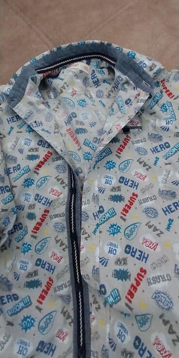 детские вязаные кофты: Köynek.oğlan.9-yaş uşaqa yaxşı olar.Uzun qol. AZ geyinilib.prablemi — 7