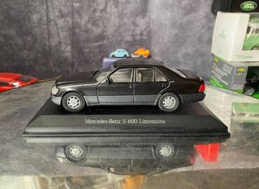 metbex tavan modelleri: Коллекционная модель Mercedes-Benz S600 W140 Limousine black 1998 CEF — 10