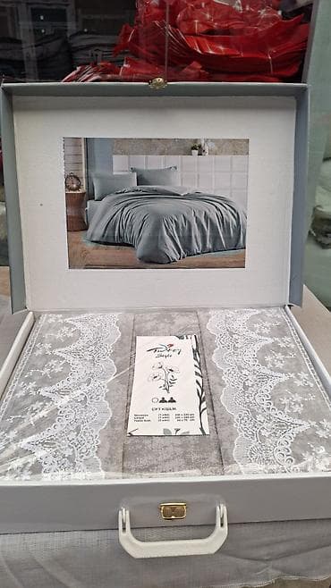 Yun: Yeni Böyüklər üçün İki nəfərlik Satin Pastel dəsti, Ödənişli çatdırılma — 4