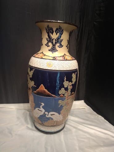 ad günü dekoru: Vaza (Kitay)antikvariat 40 -50 illər eni 30 sm;hündürlüyü 55 sm — 6