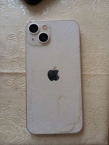 iphone arxa şuşə: IPhone 13, Ağ, Qırıq — 1
