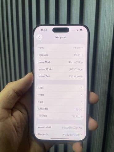 a10 ekranı: IPhone 15 Pro, 256 GB, Mavi, Simsiz şarj — 6