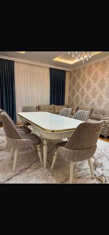 ev tipi çadır: Qonaq otağı üçün, Yeni, Açılmayan, Dördbucaq masa, 6 stul — 1