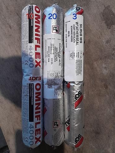 poliuretan: Poliuretan və silikon əsaslı peşəkar mastiklər paketi: - Omniflex — 1