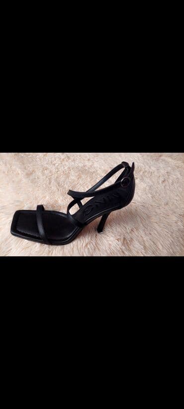 босоножки новые 36 размер: Размер: 38.5, цвет - Черный, Б/у — 3