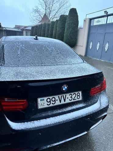 bentley azure 6.8 twin turbo: BMW 3 Series sedan – qara rəng, idman üslublu eksteryer — 2