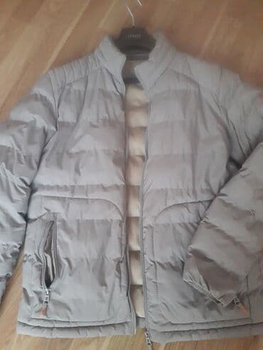 Kişi ayaqqabıları: Boz rəngli kişilər üçün yüngül şişmə qış gödəkçəsi puxovik kurtka ( — 3