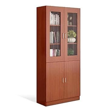 İki bölməli kitab və sənəd şkafı - Material: taxta teksturalı laminat